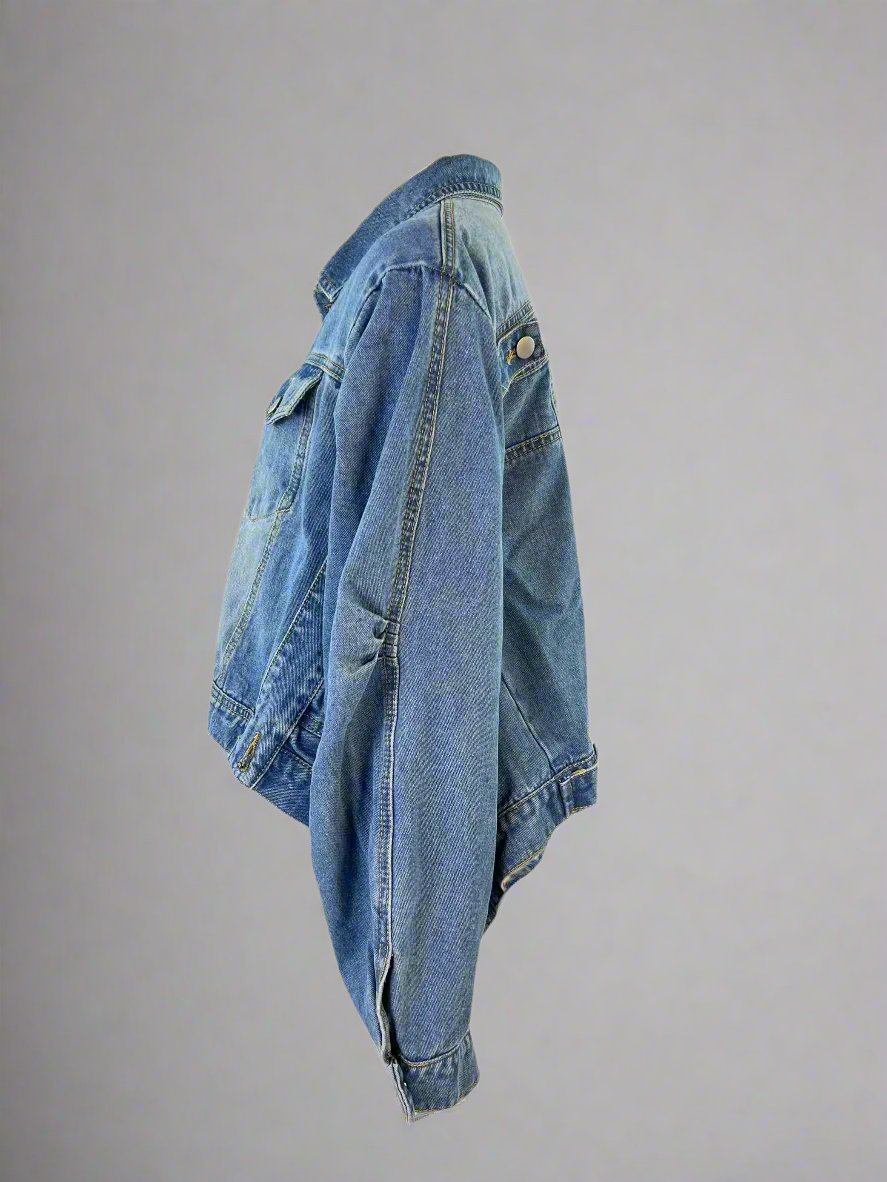 Two Way Wear Denim Coat