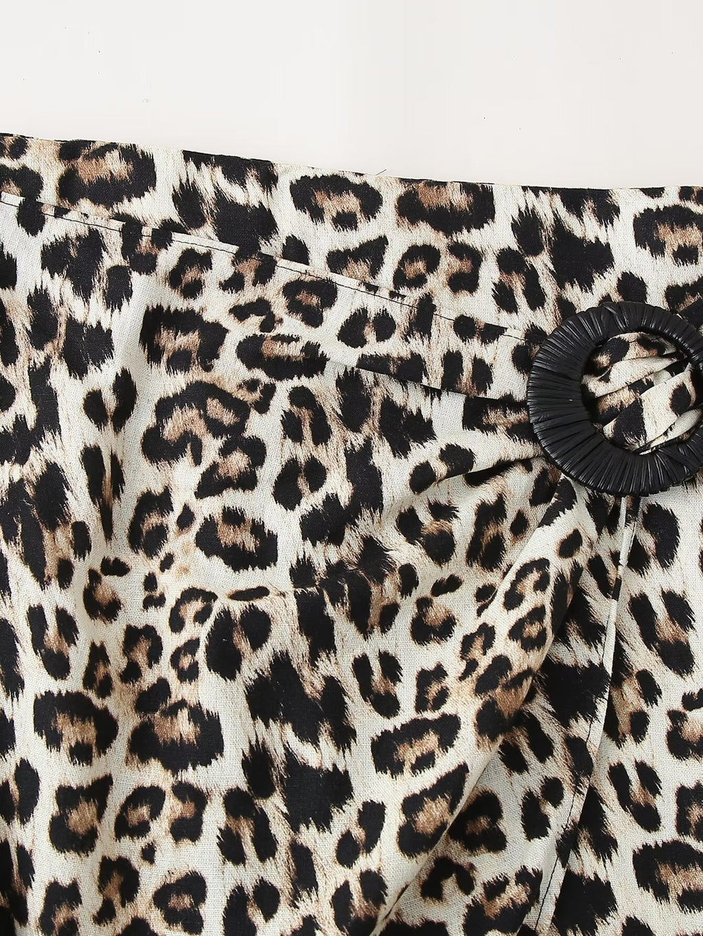 Animal Print Midi Skirt