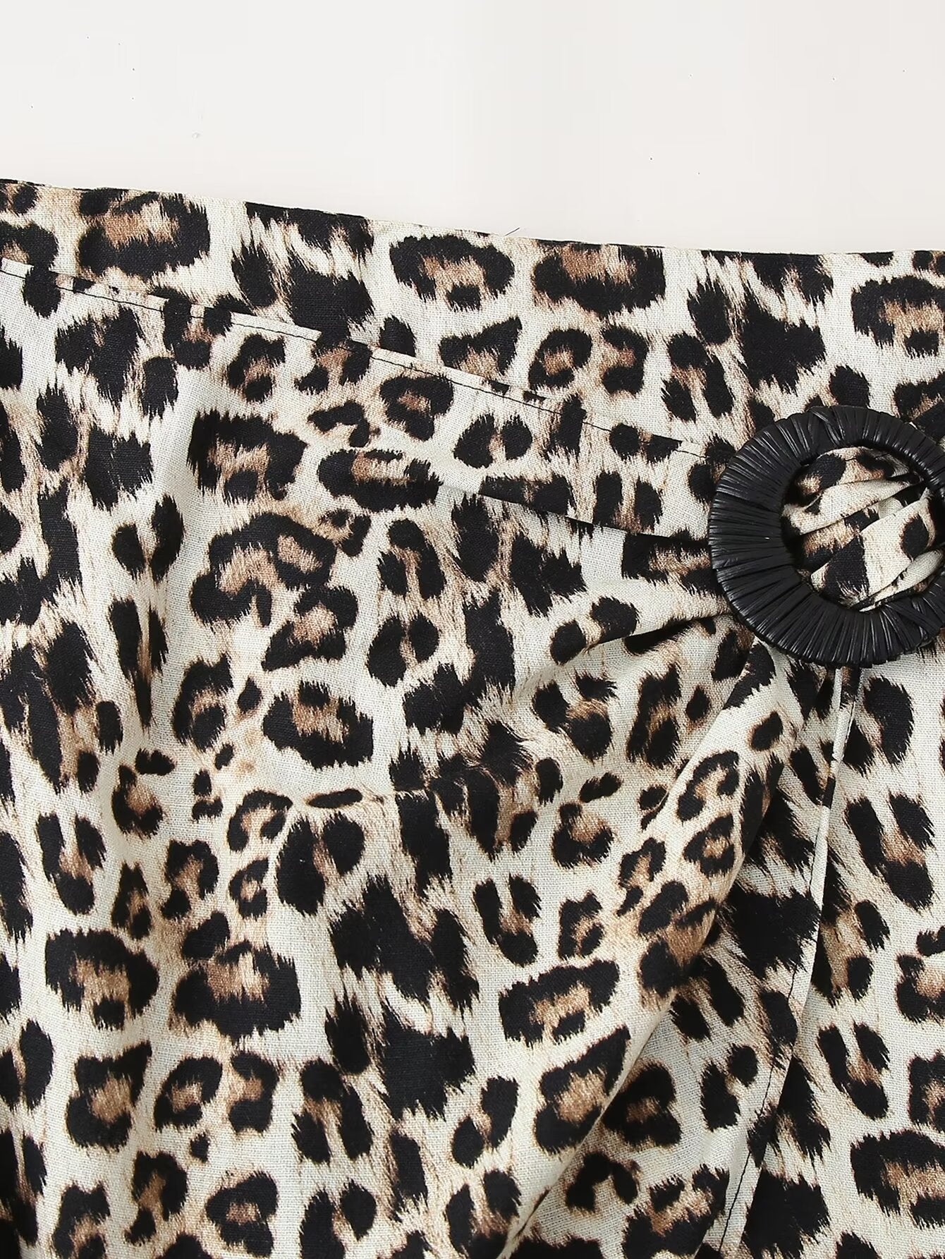 Animal Print Midi Skirt