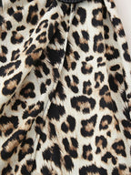 Animal Print Midi Skirt