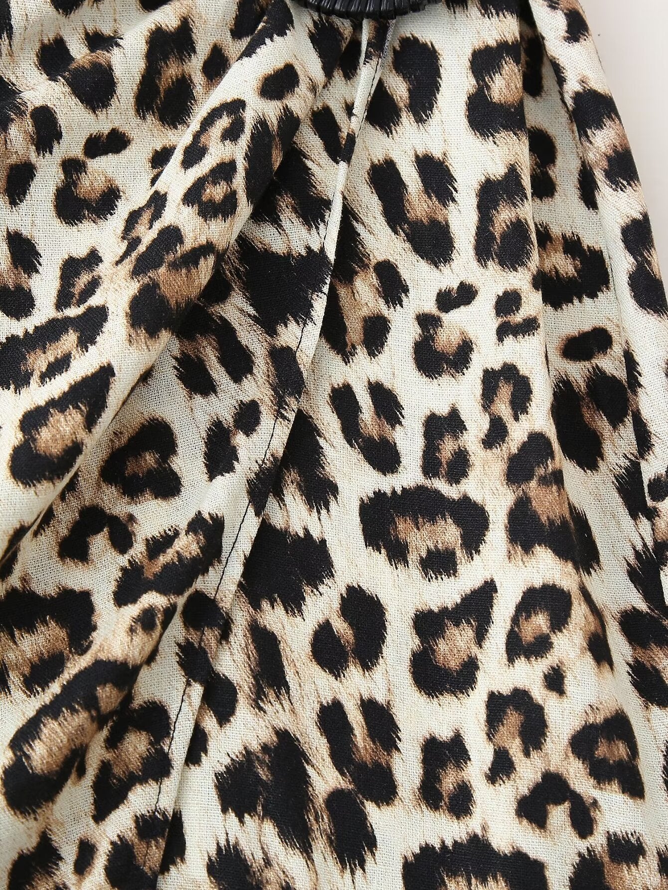 Animal Print Midi Skirt