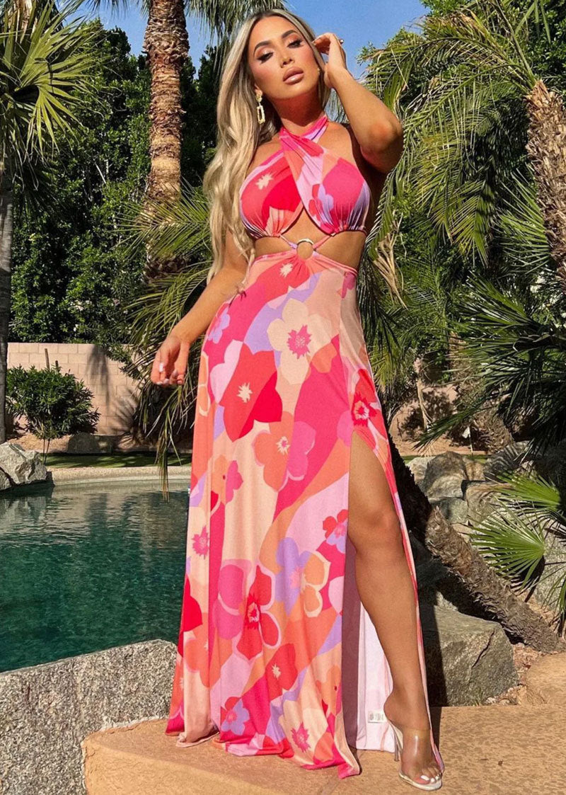 Floral French Summer Dress