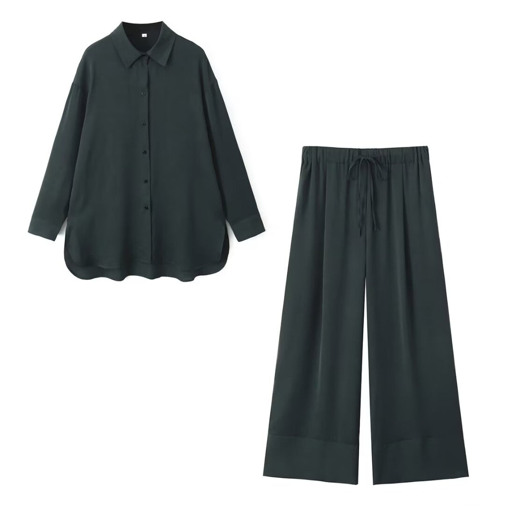 Satin Loungewear Set