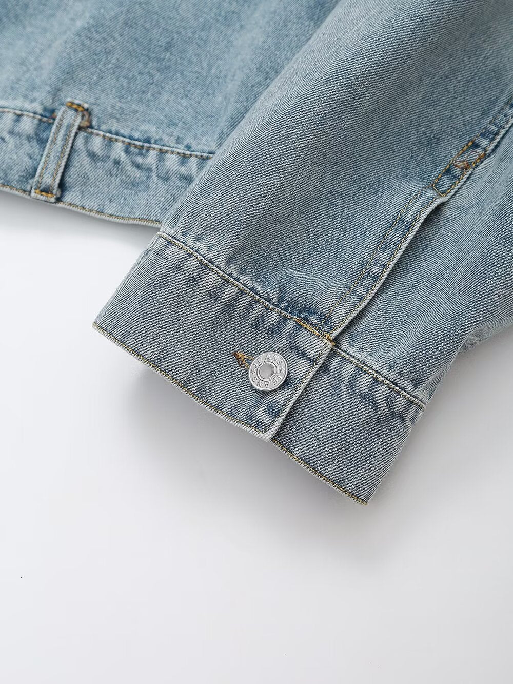 French Short Denim Jacket & Jeans Pant Sets