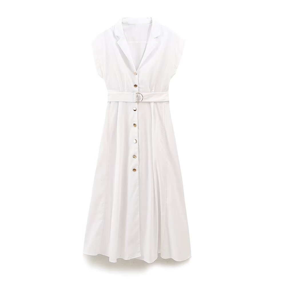 Shirt Dress with Belt