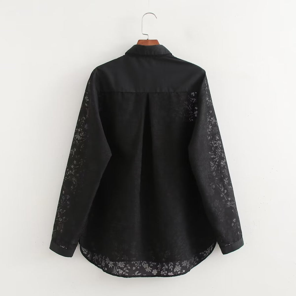 Embroidered Lace Blouse