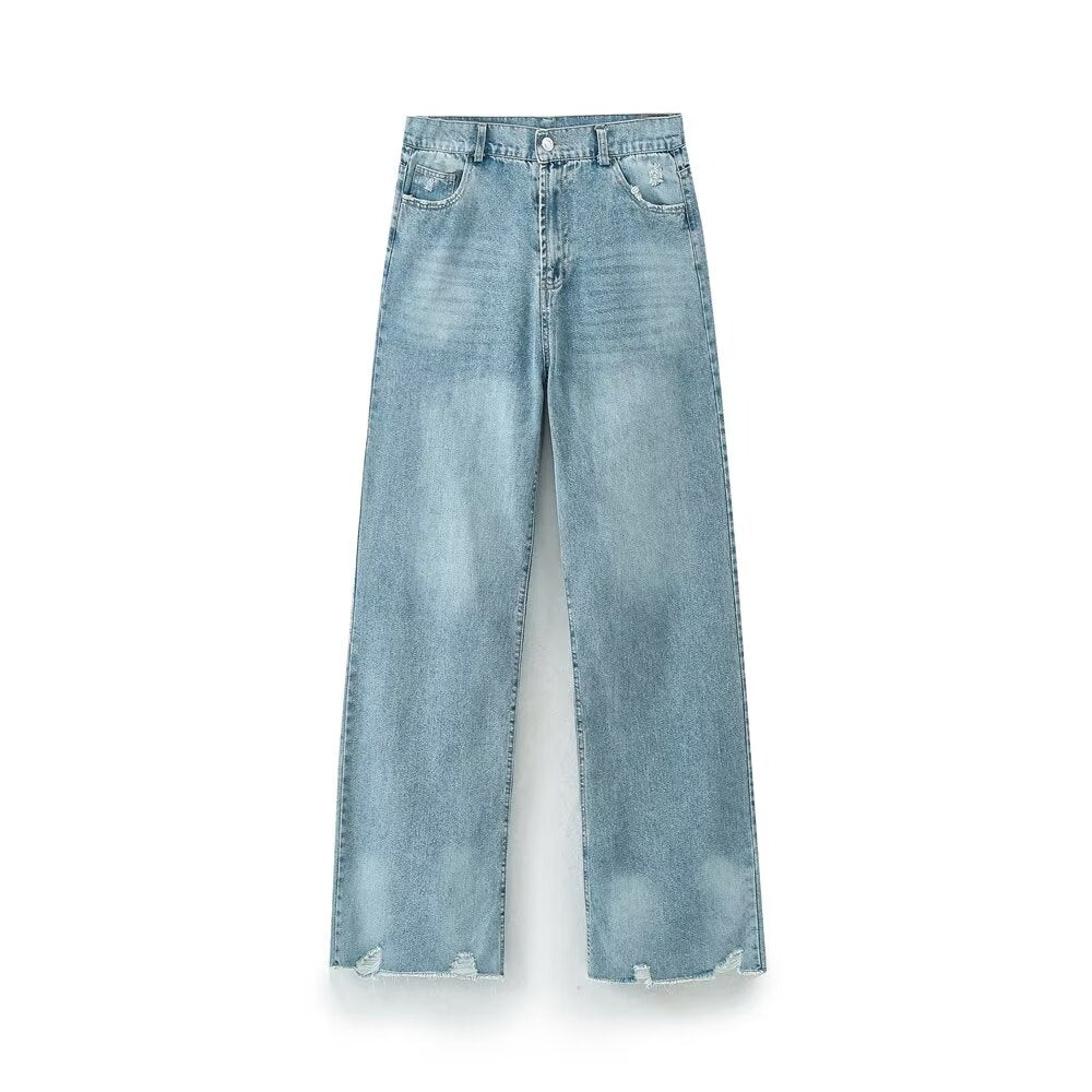 French Short Denim Jacket & Jeans Pant Sets