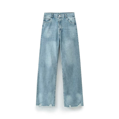 French Short Denim Jacket & Jeans Pant Sets