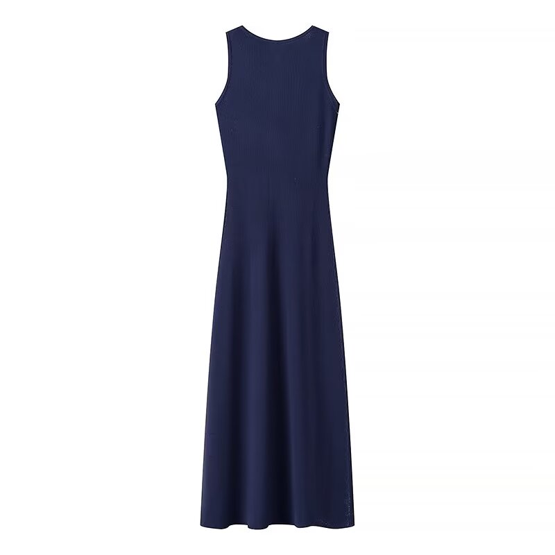 Classic Sleeveless Slim Knit Dress