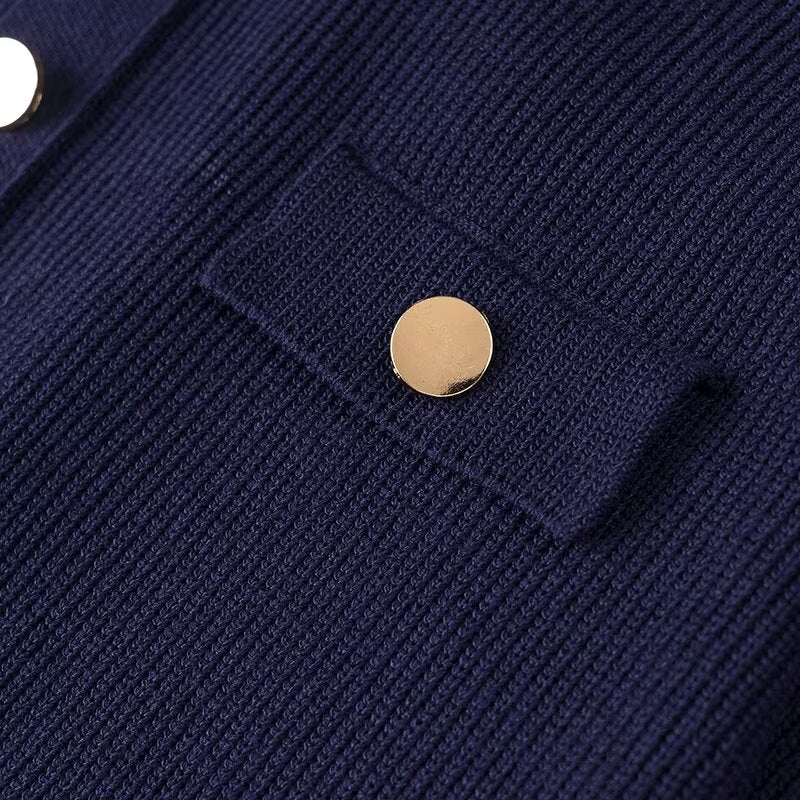 Classic Sleeveless Slim Knit Dress