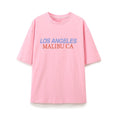 Simple Pink Printed T-Shirt