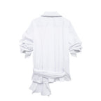 Bowknot Decoration Poplin Blouse