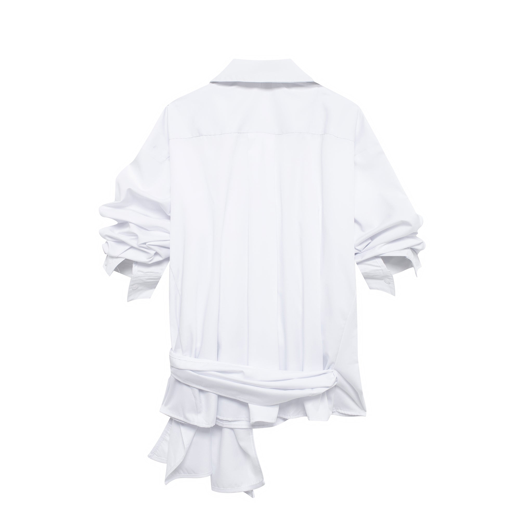 Bowknot Decoration Poplin Shirt