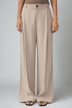 Casual Draping Pleated Pants
