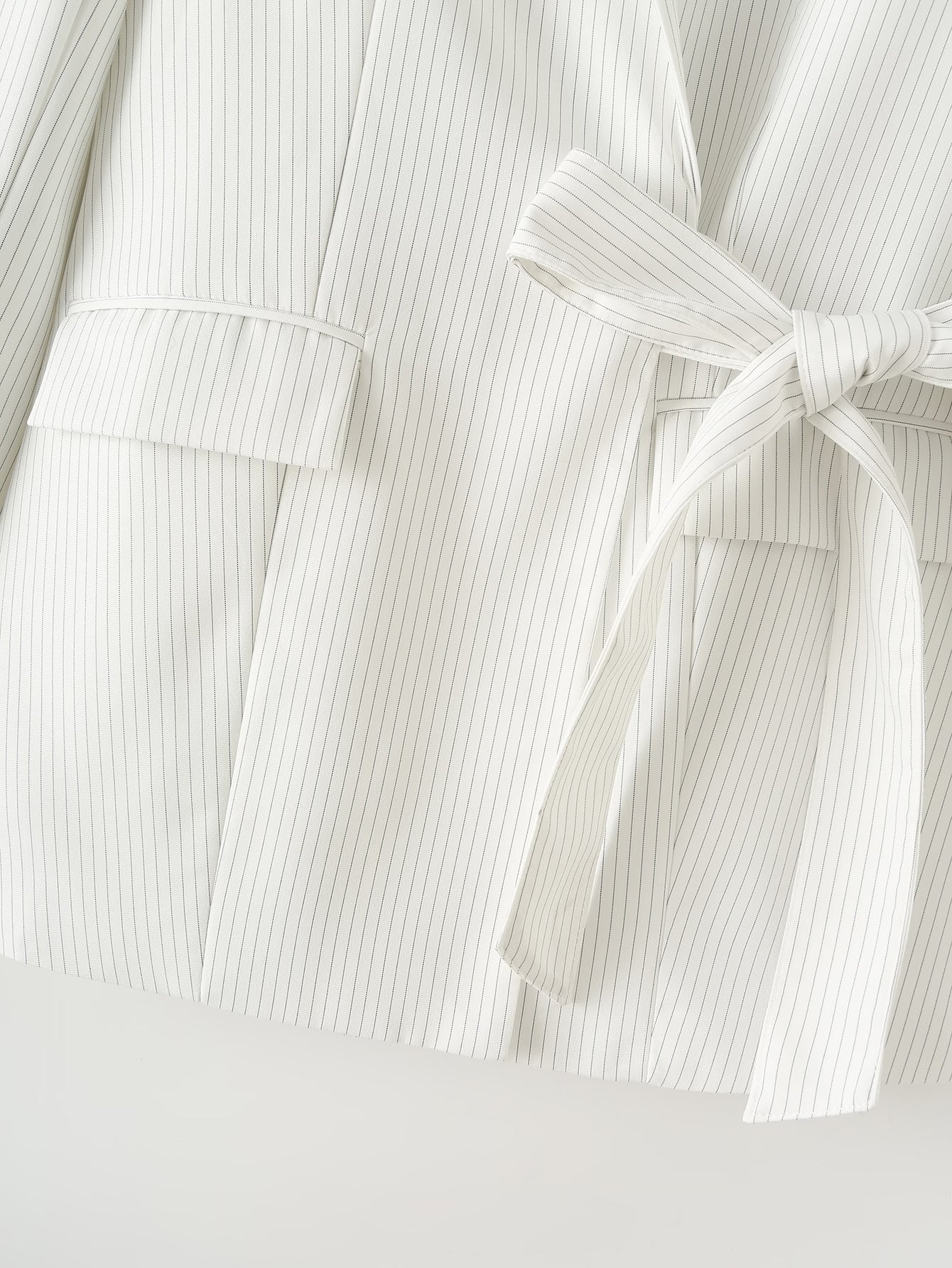 Striped Business Tailored Work Pant Suit