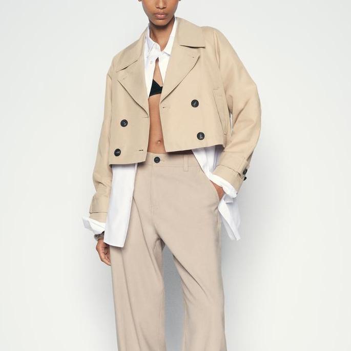 The Winslow Cropped Trench Jacket