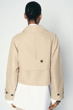 The Winslow Cropped Trench Jacket