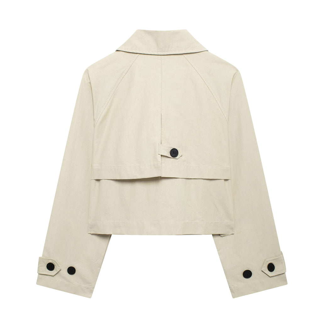 The Winslow Cropped Trench Jacket