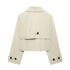 The Winslow Cropped Trench Jacket