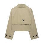 The Winslow Cropped Trench Jacket