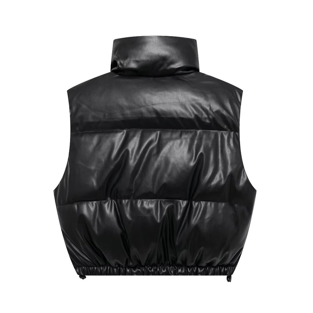 Black All Matching Vest Jacket