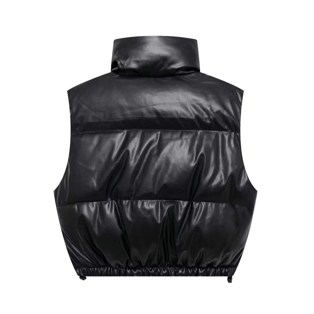 Black All Matching Vest Jacket