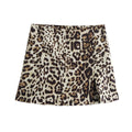 Animal Print Skort