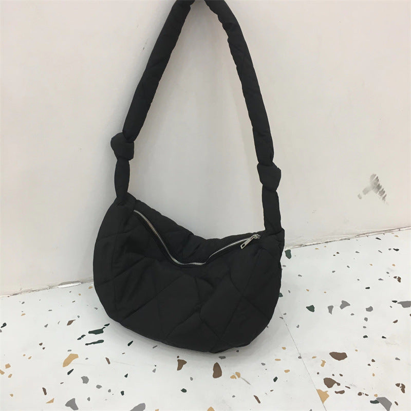 Down Cotton Dumpling Shoulder Bag