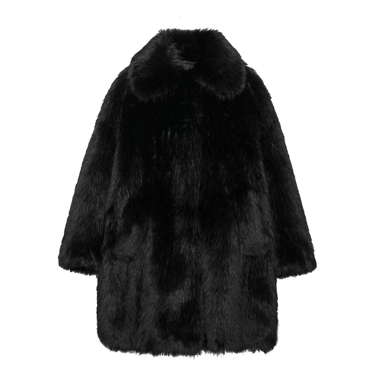 Winter Women Faux Fur Coat