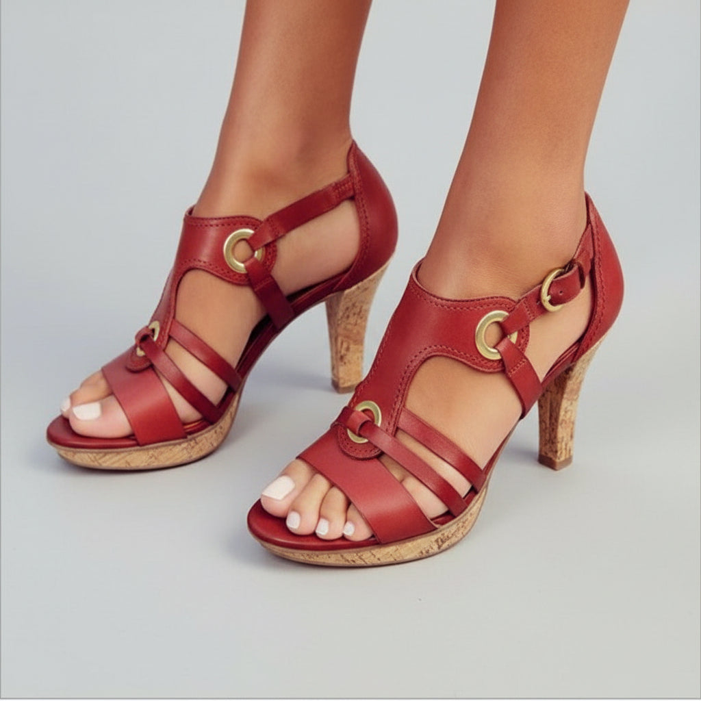 Roman Wedge Heel Sandals