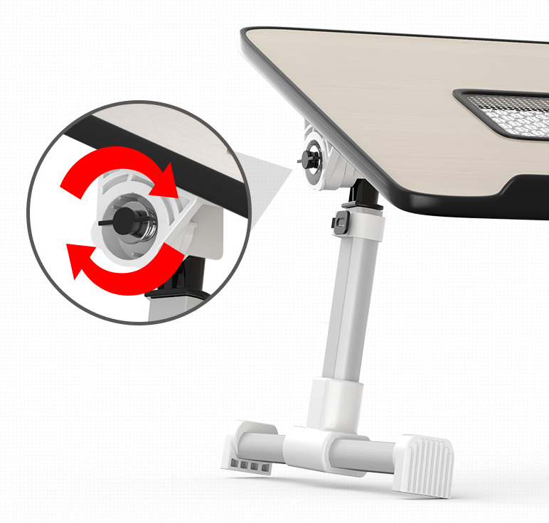 Adjustable Foldable Laptop Desk Stand for Bed and Standing