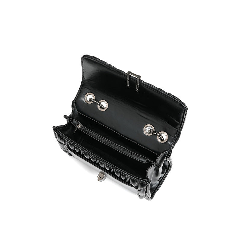 Wild Chic Lock Shoulder Bag