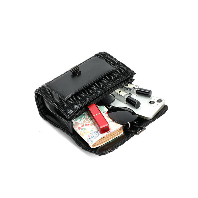 Wild Chic Lock Shoulder Bag