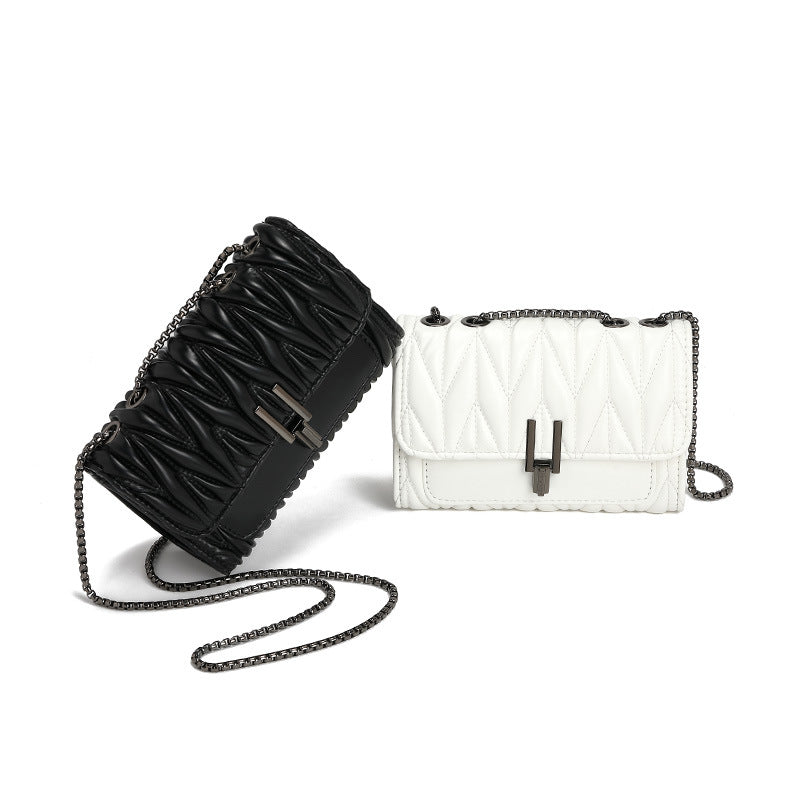 Wild Chic Lock Shoulder Bag