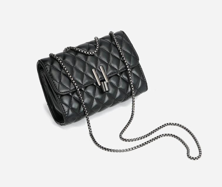 KK Small Square Chanel Style Crossbody Bag