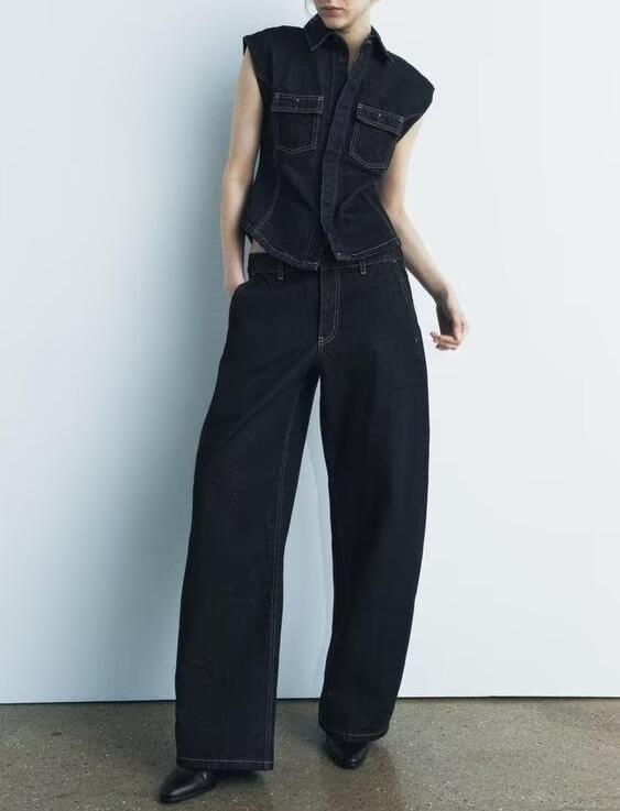 Casual Sleeveless Denim Vest