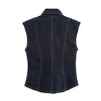 Casual Sleeveless Denim Vest