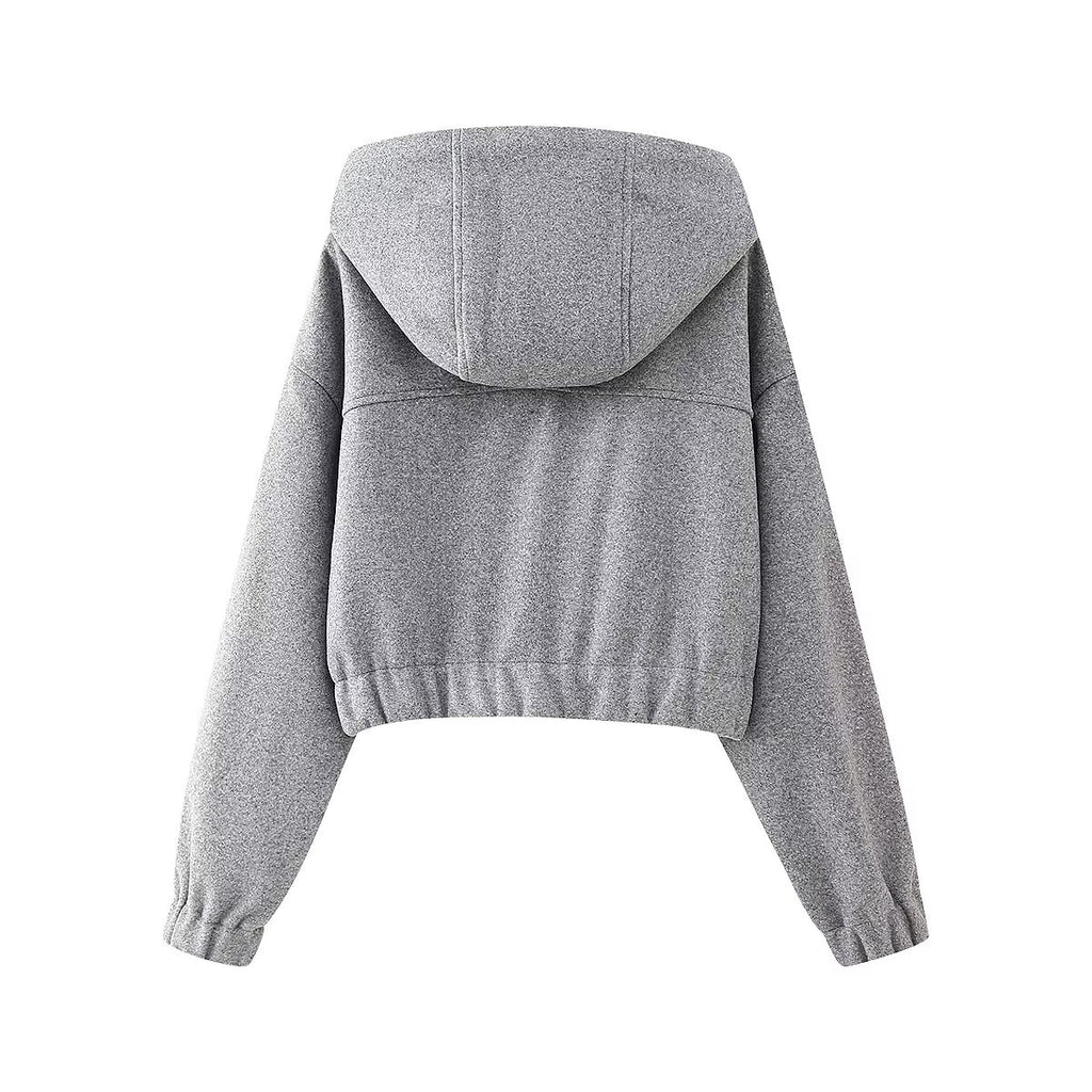 Stylish Simple Short Hoodies