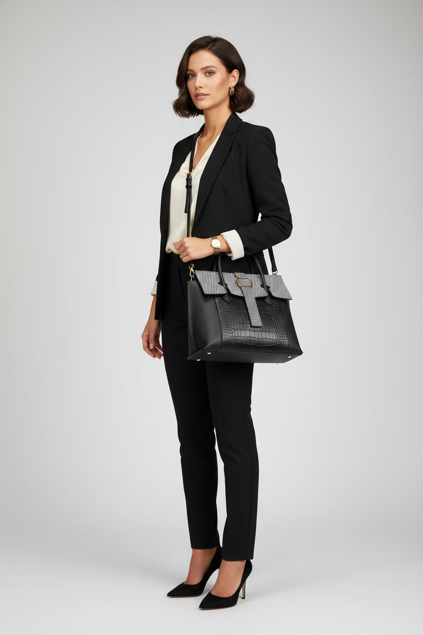 Classy Crocodile Tote Bag
