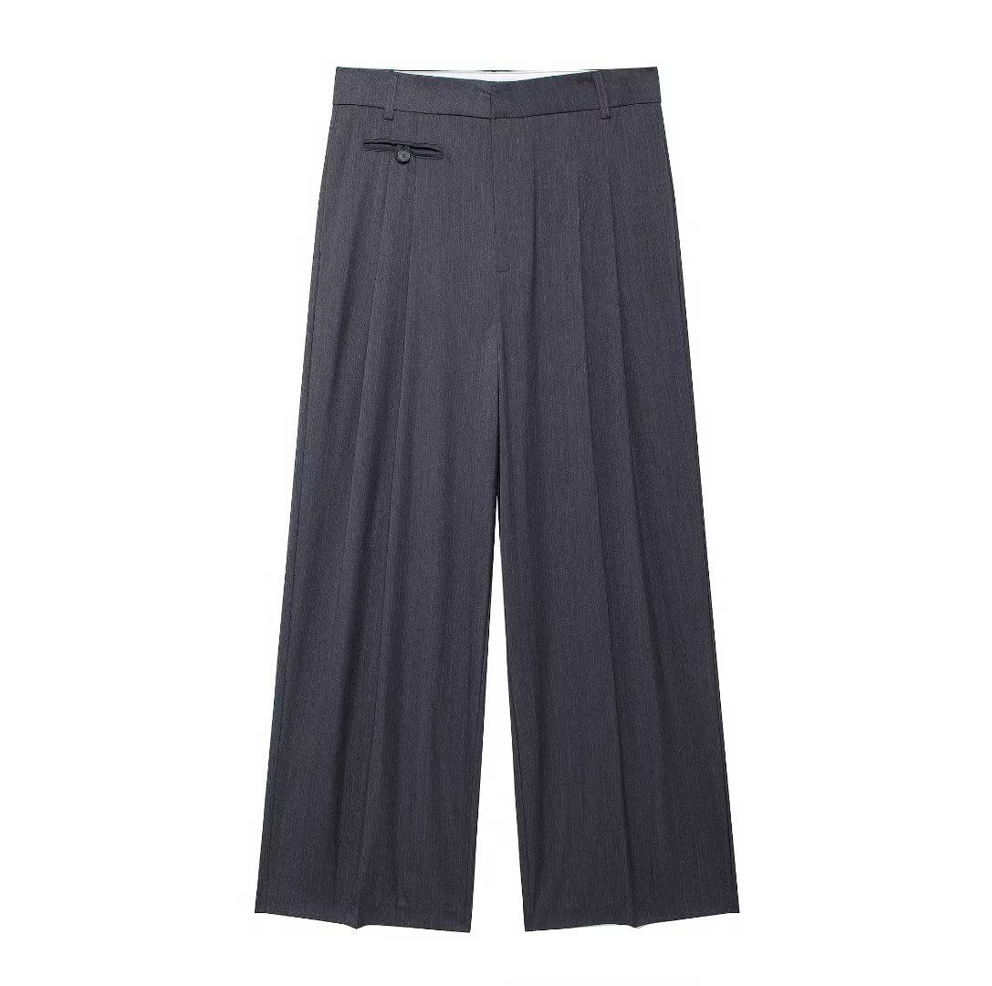 Retro Loose Wide Leg Pants