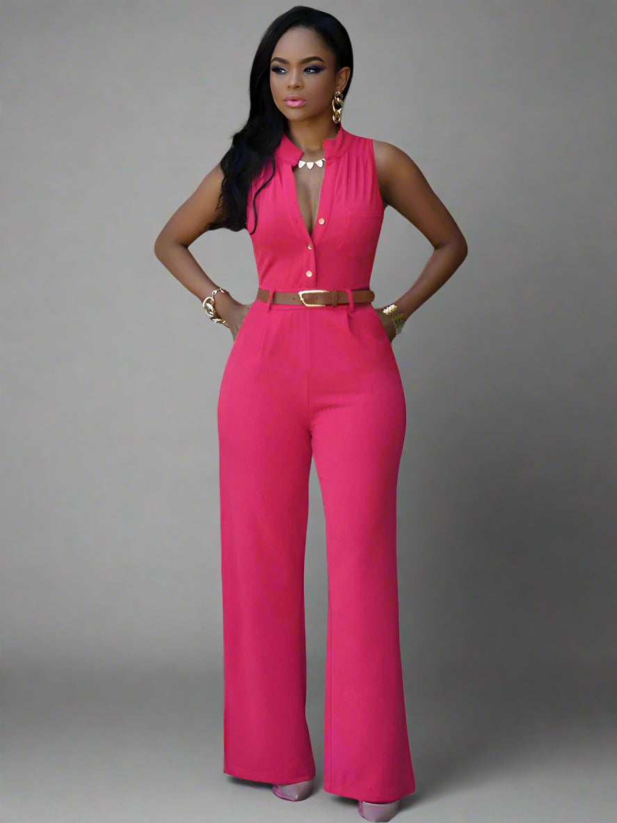 Wide Leg Summery Jumpsuit