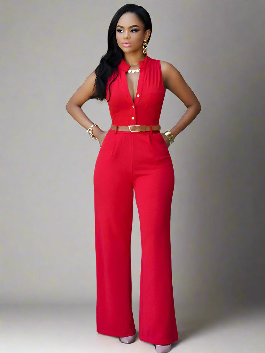 Wide Leg Summery Jumpsuit