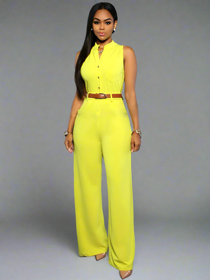 Wide Leg Summery Jumpsuit