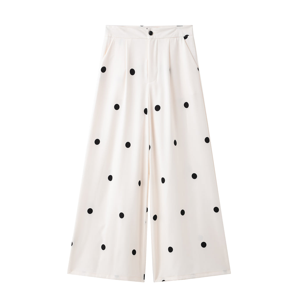 Polka Dot Printed Two Piece Sets