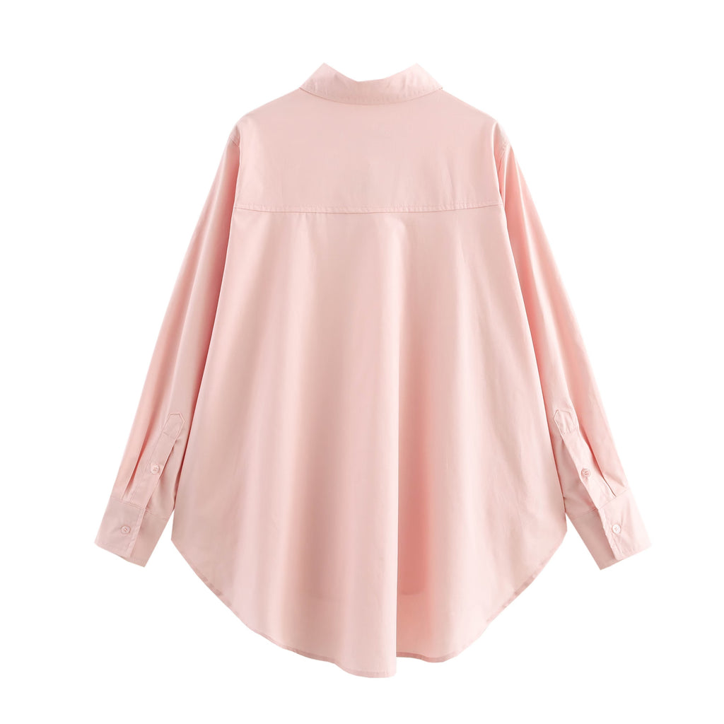 Loose Casual Collared Button Shirt