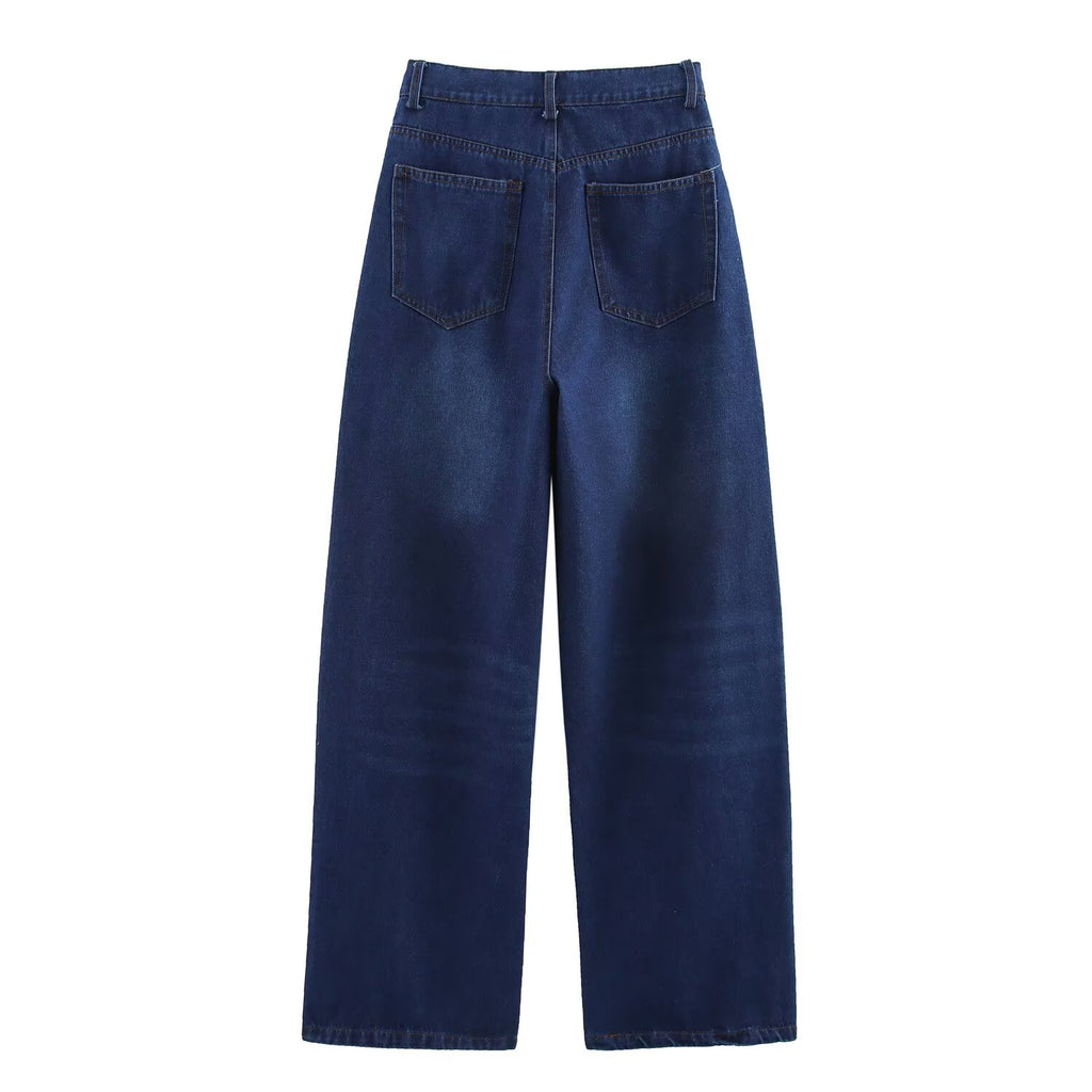 Casual Denim Shacket Pants Sets