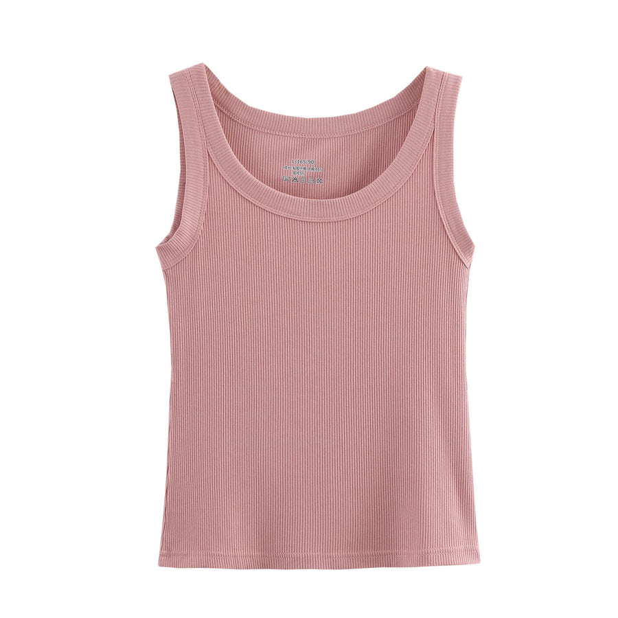 Threaded Cotton Knitted Vest