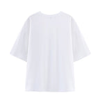Casual Printed round Neck T shirt