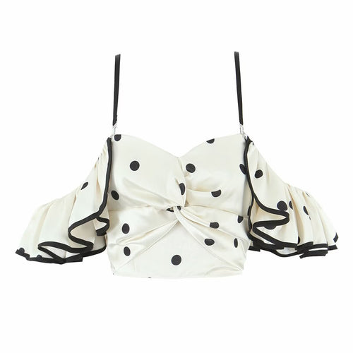 Beige Black Dot