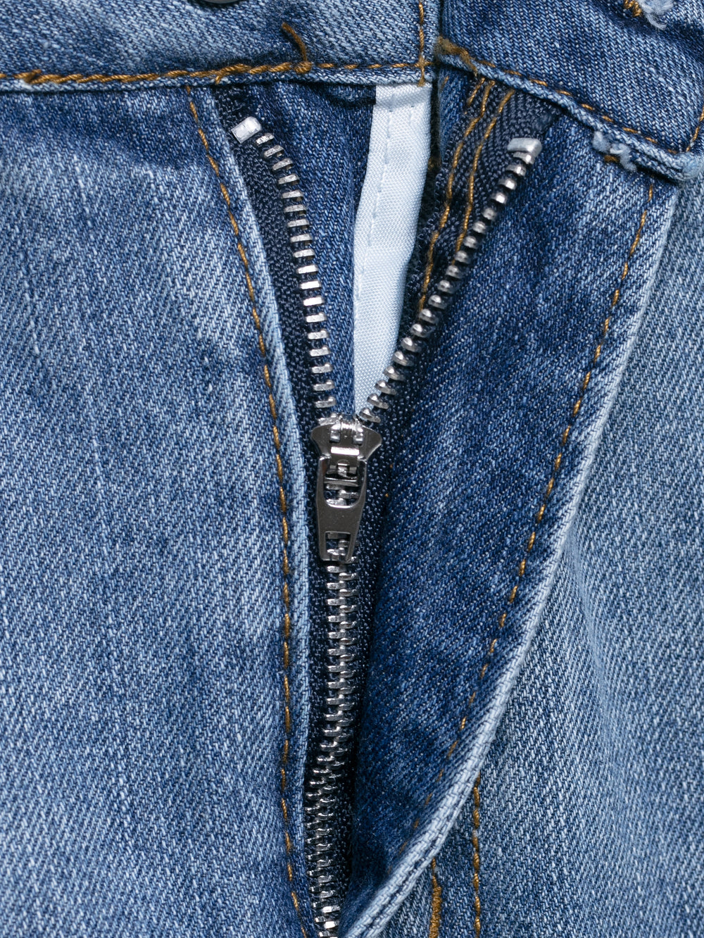High-Rise A-Line Denim Mini Skirt